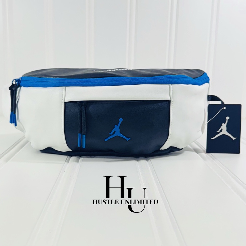 RARE Nike Air Jordan Retro 10 Orlando Game Royal Crossbody Sling Fanny Pack
